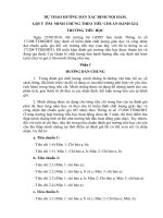 DỰ THẢO HƯỚNG dẫn xác ĐỊNH nội hàm MINH CHỨNG