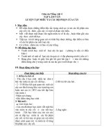 Giáo án Tiếng Việt 4 tuần 22 bài: Tập làm văn  Luyện tập miêu tả các bộ phận của cây cối