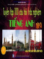 100 câu trắc nghiệm tiếng anh tập2 