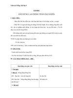 Giáo án Tiếng Việt 4 tuần 21 bài: Tập đọc  Anh hùng Lao động Trần Đại Nghĩa