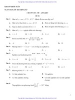 600 câu hỏi trắc nghiệm chuyên đề hàm số mũ và logarit   nhóm toán 