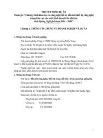 THUYẾT MINH DA đổi mới CN năm 17 chính thức