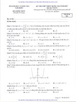 Đề thi thử THPT quốc gia 2017 môn toán sở GD và đt cao bằng 