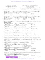 DE DA TA 12 l1 diep ht thi thu THPTQG 2016 2017 