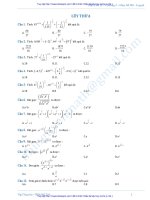 Trắc nghiệm giải tích 12   hàm số mũ   logarit (2) 