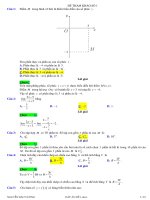 ĐÁP án 10 đề MINH họa ÔN TOÁN