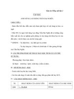 Giáo án Tiếng Việt 4 tuần 21 bài: Tập đọc  Anh hùng Lao động Trần Đại Nghĩa