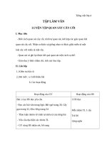 Giáo án Tiếng Việt 4 tuần 22 bài: Tập làm văn  Luyện tập quan sát cây cối