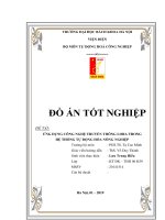 Ứng dụng công nghệ truyền thông Lora trong hệ thống tự động hóa nông nghiệp