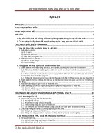 Kế hoạch phòng ngừa ứng phó sự cố hóa chất