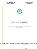 BÁO CÁO DỰ ÁN KHẢ THI PHÁT TRIỂN RỪNG SẢN XUẤT QUY MÔ HỘ GIA ĐÌNH TẠI TỈNH BẮC KẠN