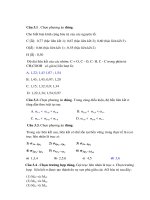 BÀI tập CHƯƠNG LIÊN kết hóa học 2018 ĐẠI HỌC BÁCH KHOA