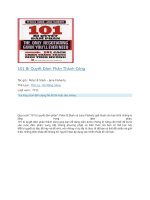 101 bí quyết đàm phán thành công