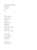 TIẾNG ANH GIAO TIẾP nơi CÔNG CỘNG