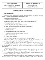 ĐỀ CƯƠNG ÔN TẬP MÔN TLH THAM VẤN