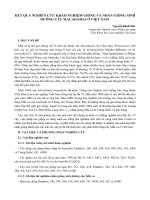 KẾT QUẢ NGHIÊN CỨU KHẢO NGHIỆM GIỐNG VÀ NHÂN GIỐNG SINH DƯỠNG CÂY MACADAMIA (Mắc ca) Ở VIỆT NAM