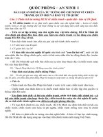 ĐỀ CƯƠNG QUỐC PHÒNG AN NINH 1
