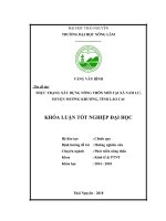 Thực trạng xây dựng nông thôn mới tại xã nấm lư   huyện mường khương   tỉnh lào cai 