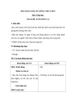 Giáo án Tiếng Việt 4 tuần 21 bài: Tập đọc  Bè xuôi sông La