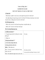 Giáo án Tiếng Việt 4 tuần 22 bài: Luyện từ và câu  Chủ ngữ trong câu kể Ai thế nào?