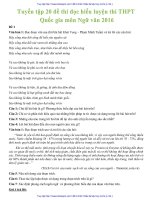 tuyen tap 20 de doc hieu luyen thi thpt quoc gia mon ngu van 2016 