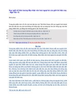 Suy nghĩ về hiện tượng tiếp nhận văn hoá ngoại lai của giới trẻ hiện nay