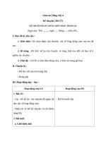 Giáo án Tiếng Việt 4 tuần 27 bài: Kể chyện  Kể chuyện được chứng kiến hoặc tham gia