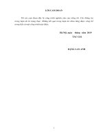 Luận án tiến sĩ hoàn thiện hệ thống thông tin kế toán quản trị chi phí tại các khách sạn thuộc tập đoàn mường thanh 