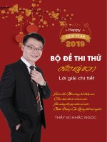 thầy vũ khắc ngọc  bộ đề thi thử GIẢI CHI TIẾT