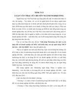 Tóm tắt luận văn thạc sĩ ngân hàng giải pháp marketing cho dịch vụ tín dụng đối với doanh nghiệp chế biến, xuất khẩu thủy sản tại ngân hàng TMCP sài gòn – hà nội (SHB) 