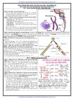 ĐỀ CƯƠNG rút gọn KIẾN THỨC SINH học 12 TRONG 10 TRANG 