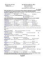 Thi thử THPT quốc gia lần 4