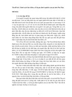 Đề cương luận văn thạc sỹ