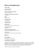 Sybex discovering bluetooth jul 2001 ISBN 0782129722 pdf 