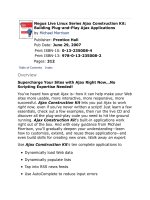 Prentice hall AJAX construction kit building plug and play AJAX applications jul 2007 ISBN 0132350084  