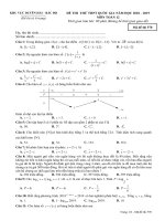 ÔN THI TOÁN THPT QUỐC GIA đề  (1) 