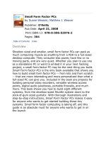 OReilly make projects small form factor PCs apr 2008 ISBN 059652076x  