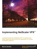 Implementing netscaler VPX 