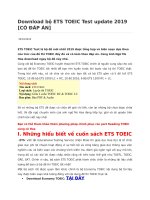 Download bộ ETS TOEIC test update 2019