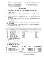 KE HOACH  TẬP LUYỆN ĐỘI BÓNG THAM GIA HOI THAO CAP LIEN HIEP NAM 2019