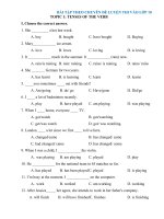 BAI TAP THEO CHUYEN DE ON THI VAO 10 TIENG ANH