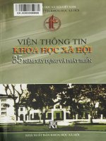 Ebook viện thông tin khoa học xã hội   35 năm xây dựng và phát triển 