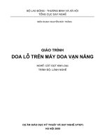 Giáo trình doa lỗ trên máy doa vạn năng (NXB hà nội 2008)   nguyễn đức thắng, 44 trang 