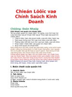 CHIẾN lược CHÍNH SÁCH CHƯƠNG  (1) 