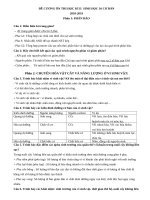 ĐỀ CƯƠNG ôn THI học kì II  SINH học 10 cơ bản 2018 2019