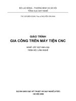 Giáo trình gia công trên máy tiện CNC (NXB hà nội 2008)   nguyễn văn anh, 116 trang 