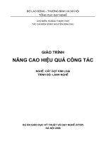 Giáo trình nâng cao hiệu quả công tác (NXB hà nội 2008)   hoàng thanh tịnh, 56 trang 