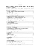 Báo cáo tốt nghiệp: Tổ chức sản xuất giao thông