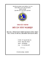 BÌA THUYÊT MINH ĐỒ ÁN TỐT NGHIỆP