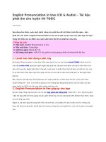 English pronunciation in use